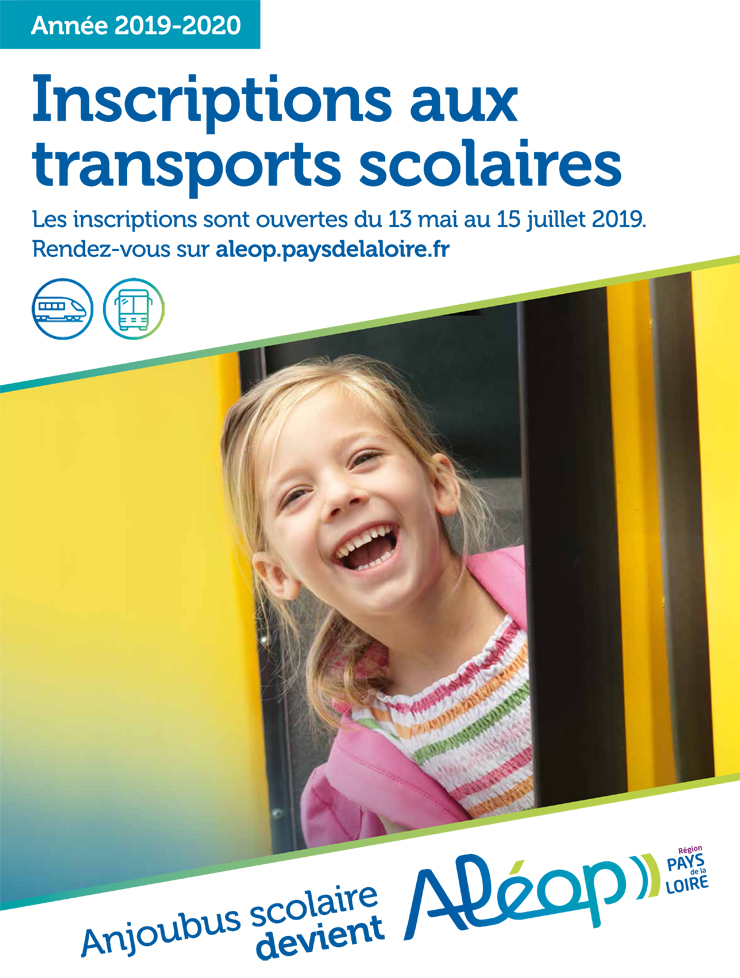 Affiche inscriptions transports scolaires